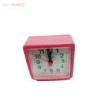 فروش ساعت رومیزی زنگدار مدل گینگ-صورتی-فروشگاه گالری ساعت رومیزی صاف مرز