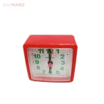 فروش ساعت رومیزی زنگدار مدل گینگ-قرمز-فروشگاه گالری ساعت رومیزی صاف مرز