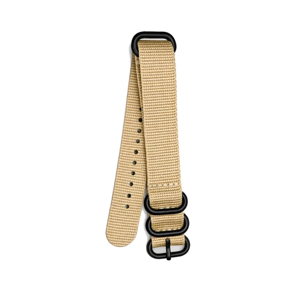 Cream-NATO-Strap-NATO-Strap-20mm-600x600-1 بند ناتو کرم - NATO Strap 20mm - Image 1